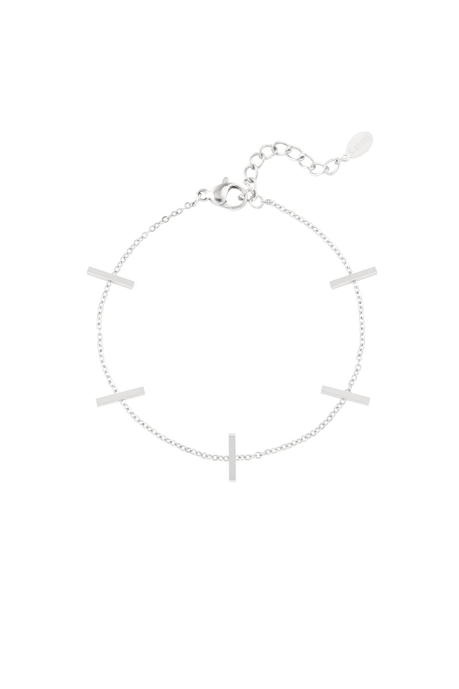 Armband Staafjes - Zilver