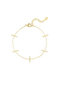 Armband Staafjes - Goud