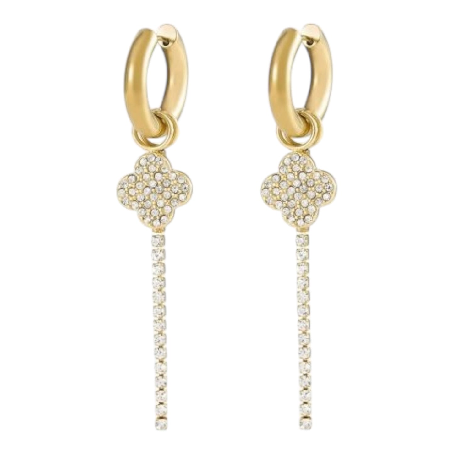 Oorbellen Klaver lang