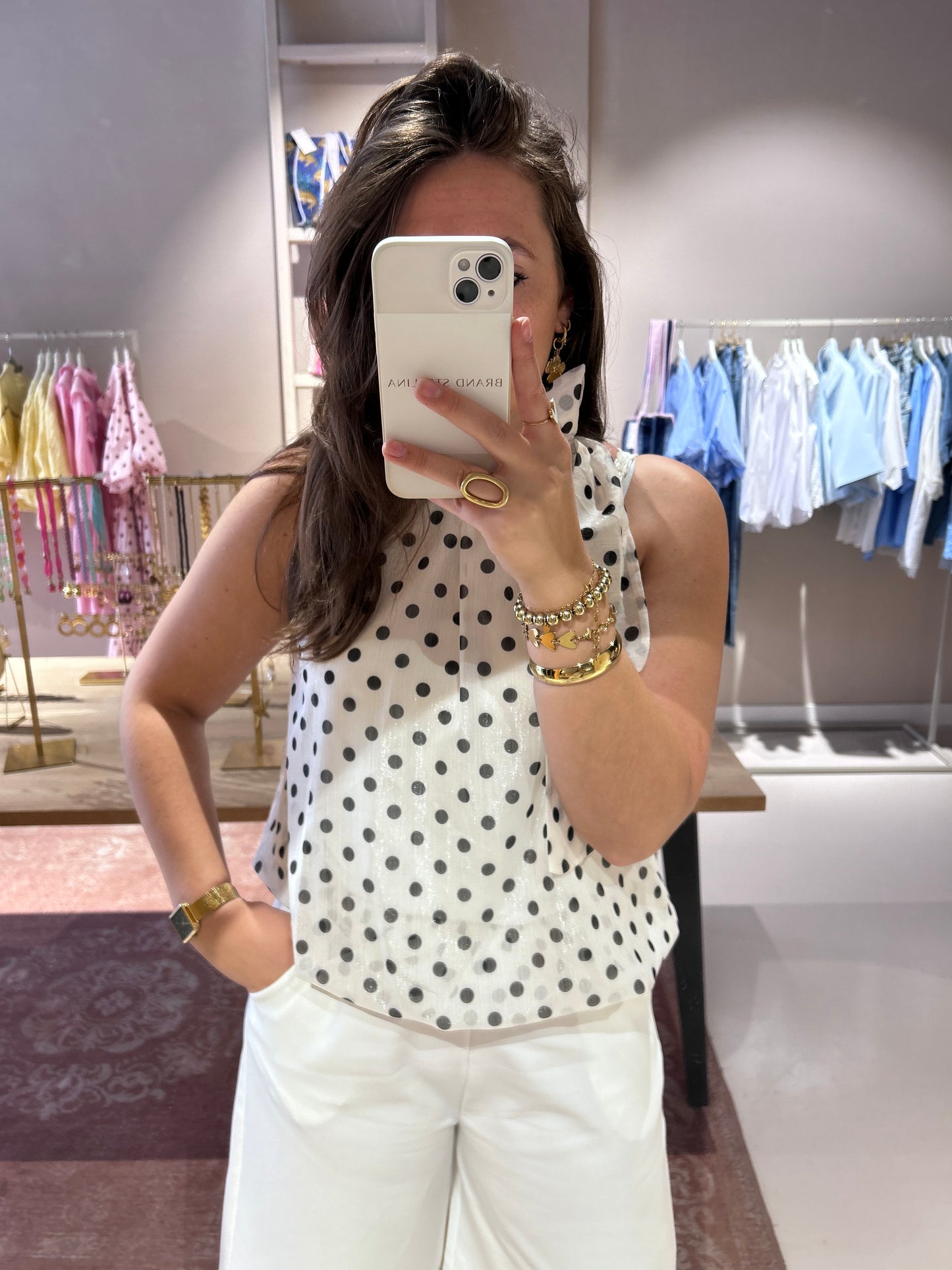 Top Polka dots