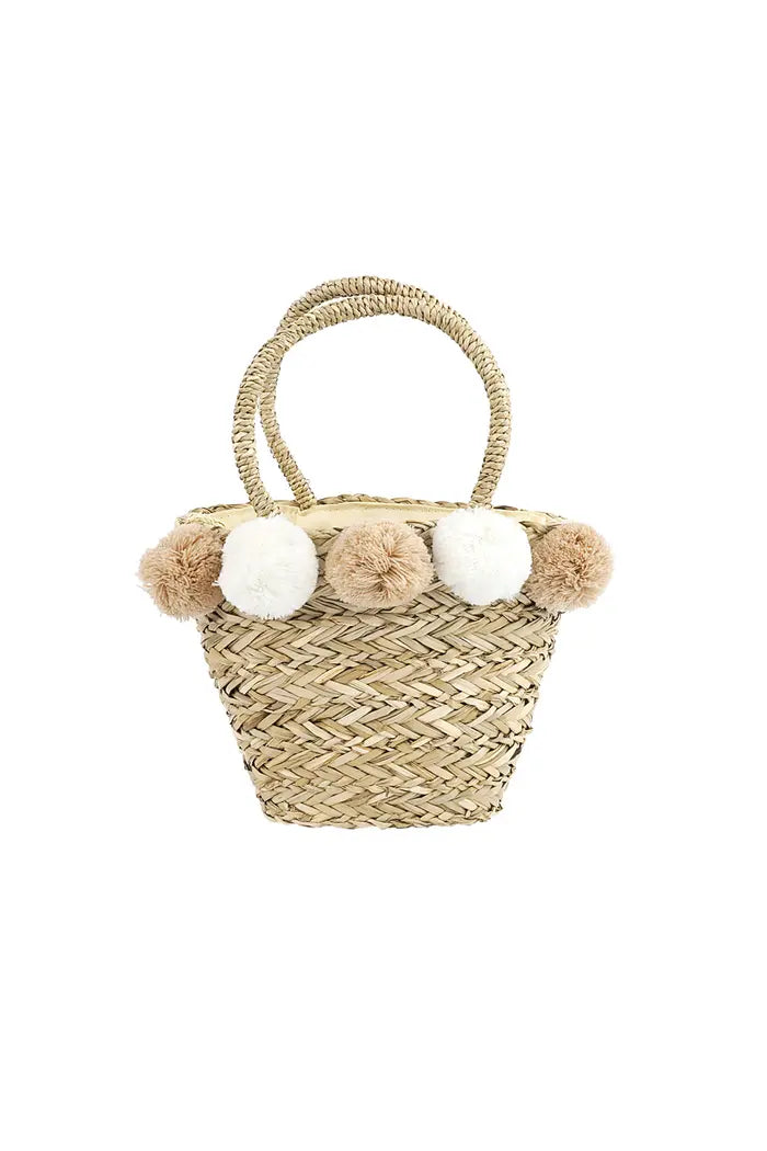 Strandtas Bolletjes - Beige