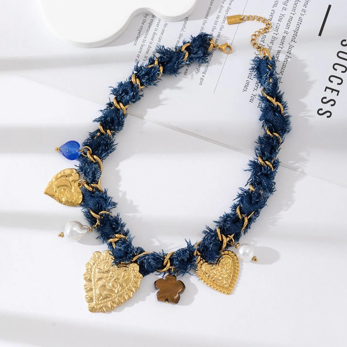Ketting Denim - Hart