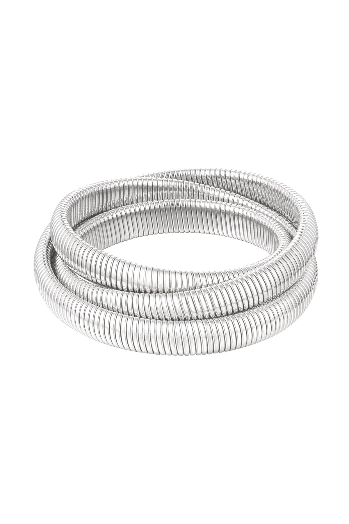 Armband 3dubbel - Zilver