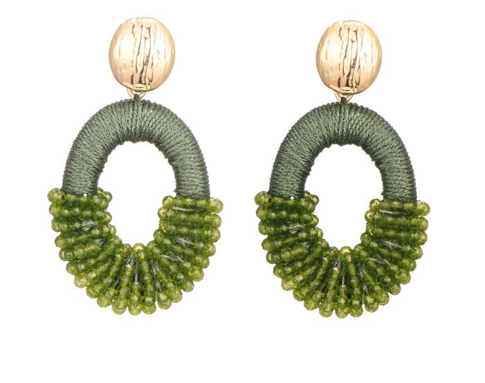 Oorbellen Groen