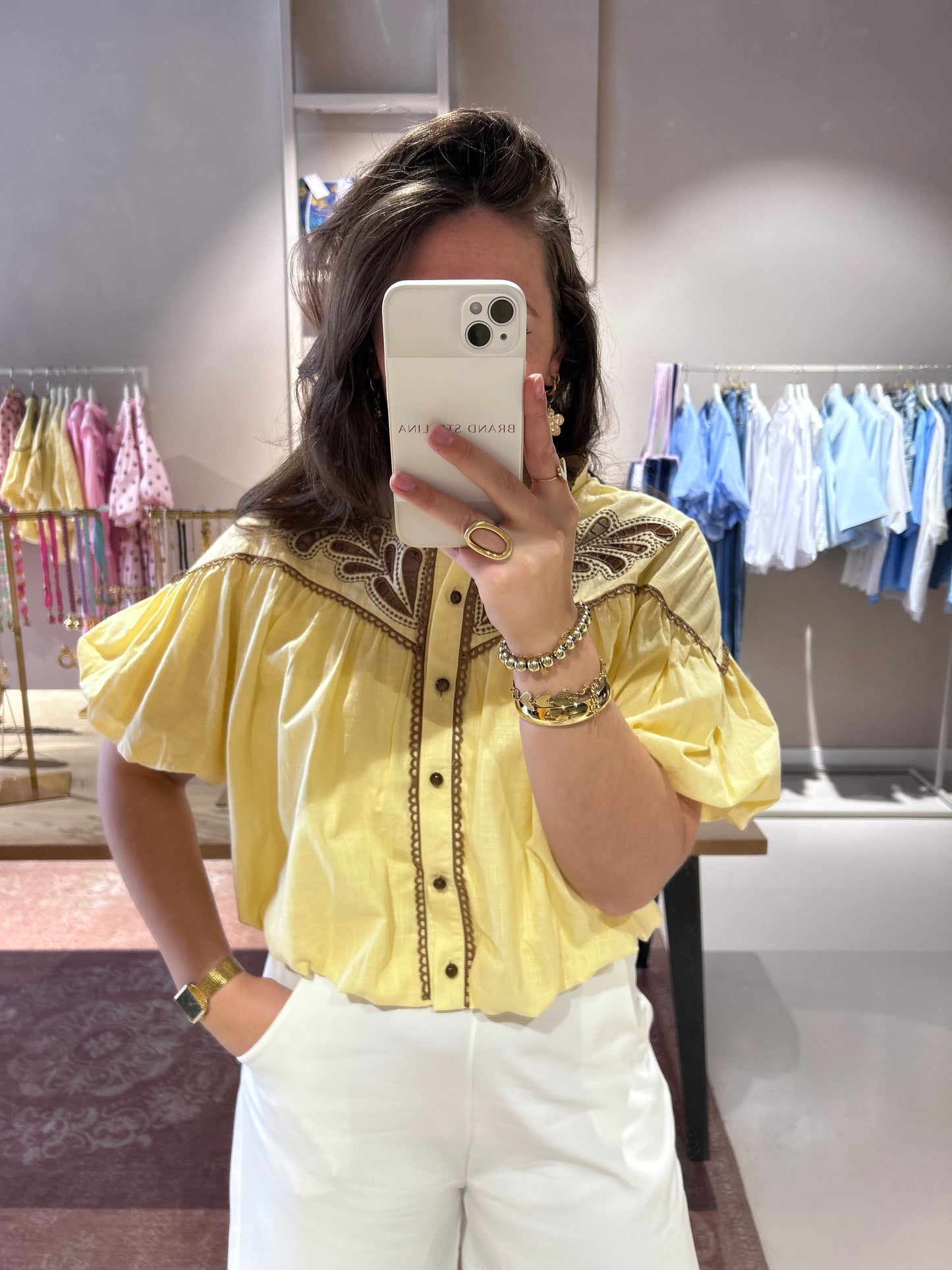 Blouse Maud - Geel