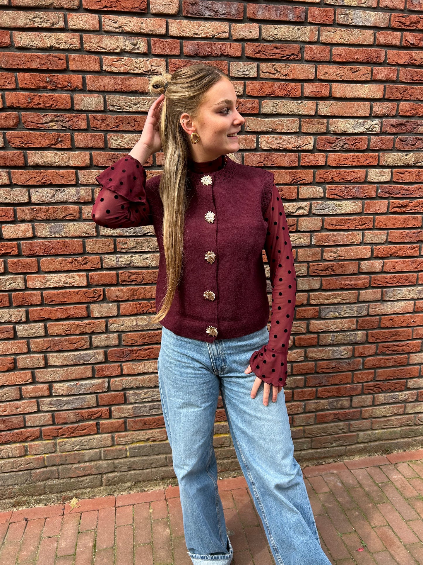 Gilet Bordeaux