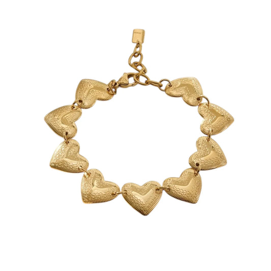 Armband Hartjes - Goud