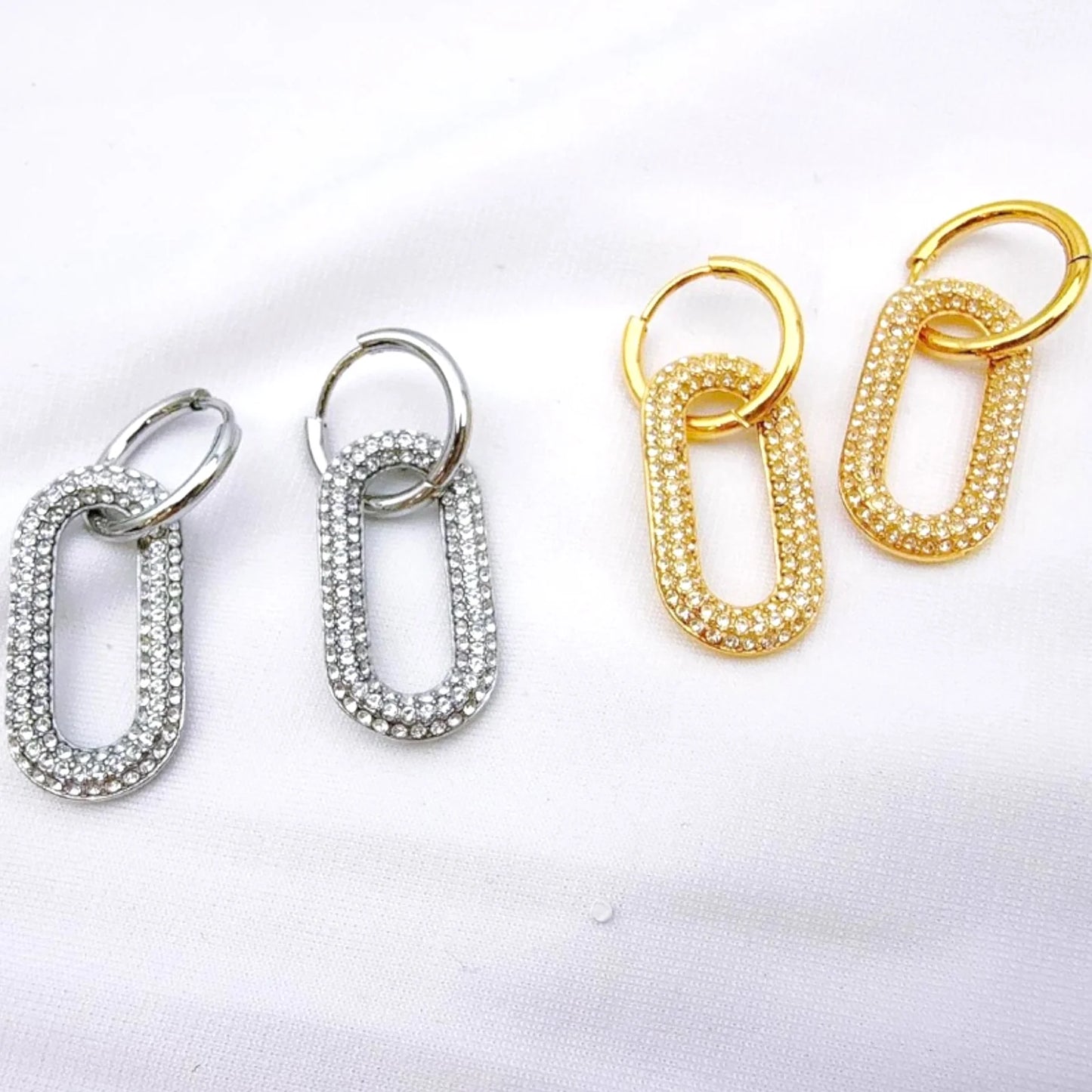 Oorbellen Schakel - Goud