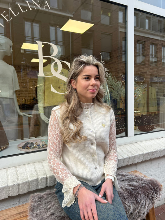 Gilet Hartje - Beige