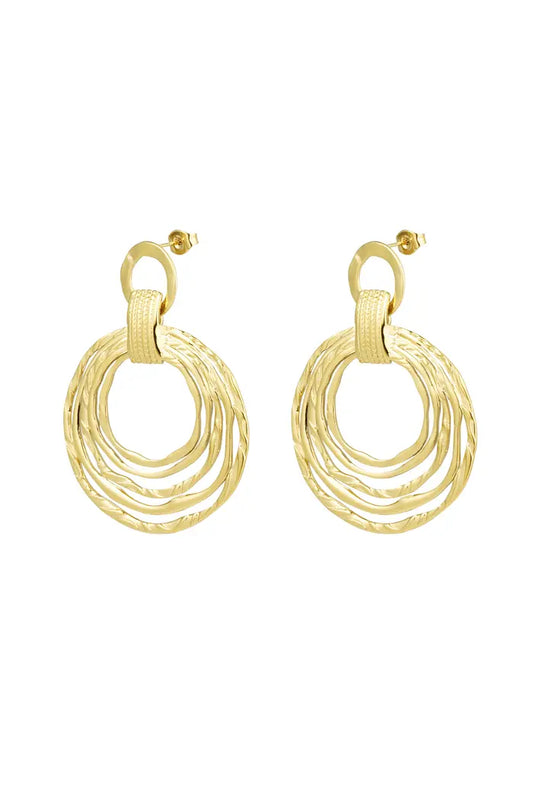 Oorbellen Cirkel - Goud