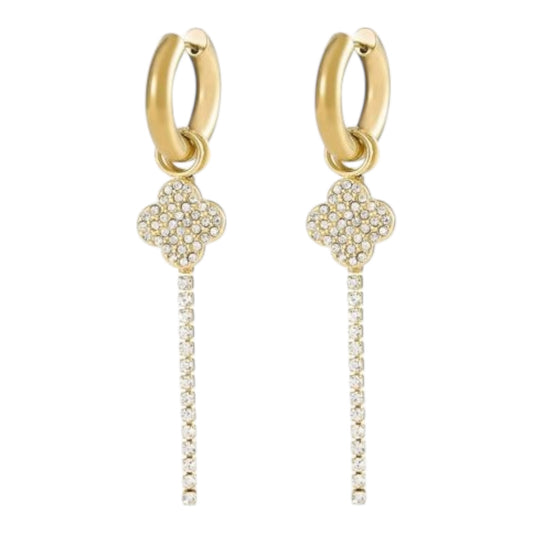 Oorbellen Klaver lang