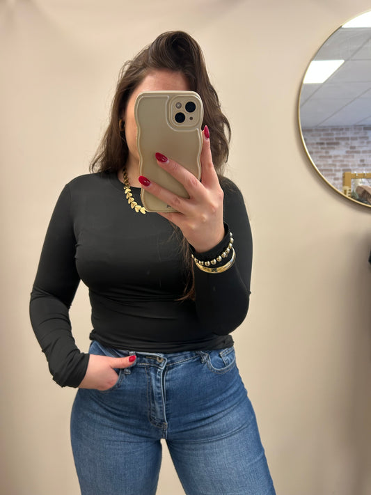 Basic Top - Zwart