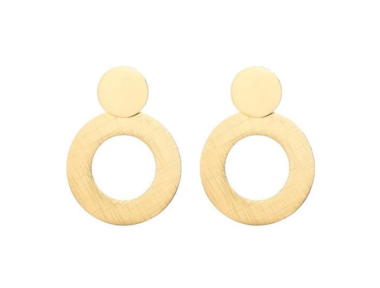 Oorbellen Rond - Goud