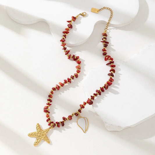 Ketting Coral - Rood