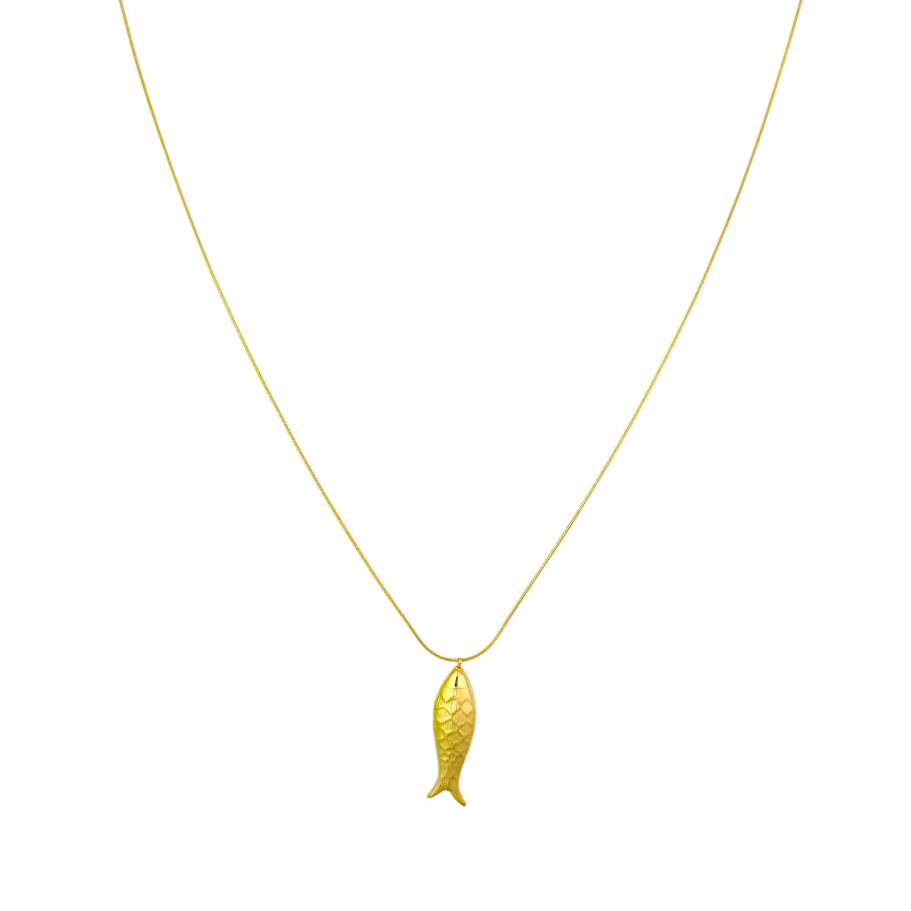 Ketting Fish - Goud