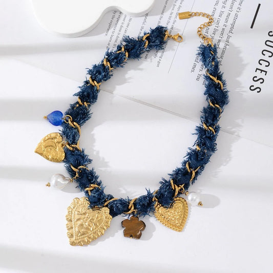 Ketting Denim - Hart