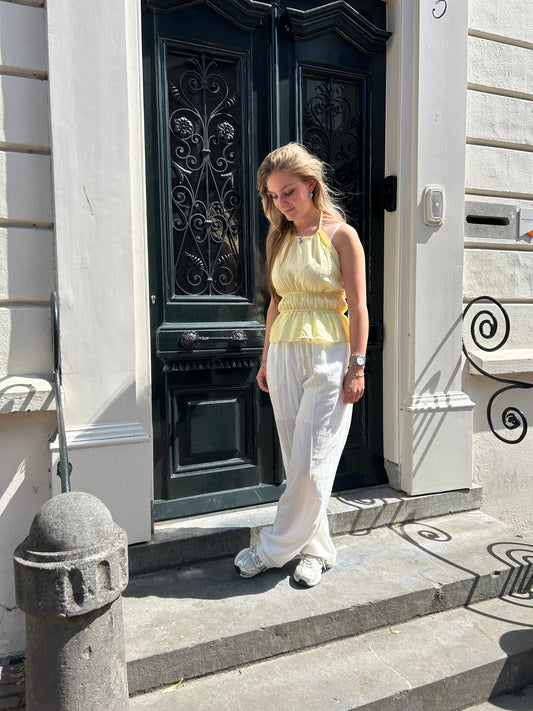 Linnen broek - Wit