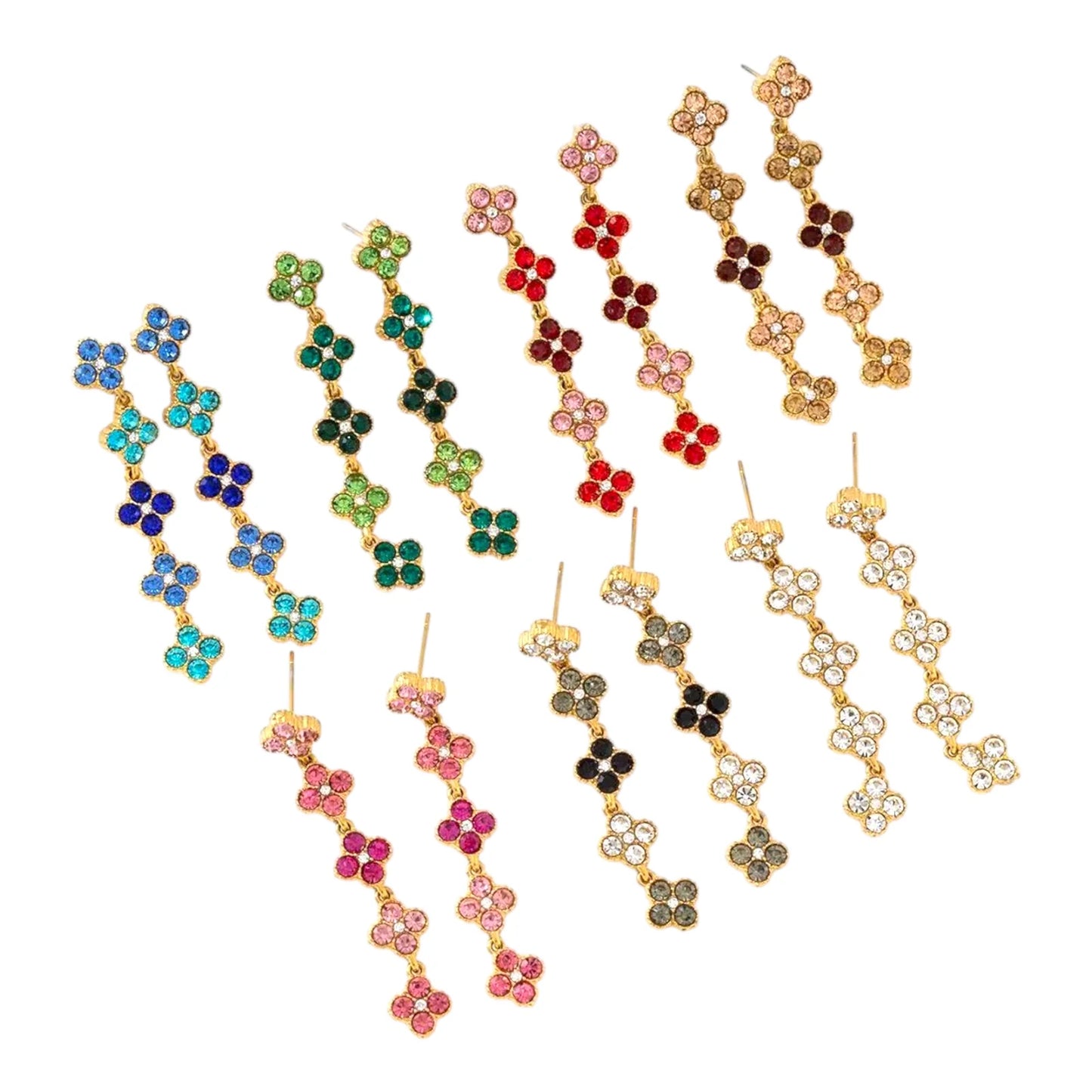 Oorbellen Klaver Colour