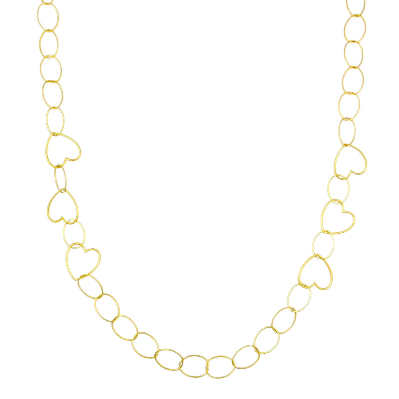 Ketting Ovaal Love - Goud