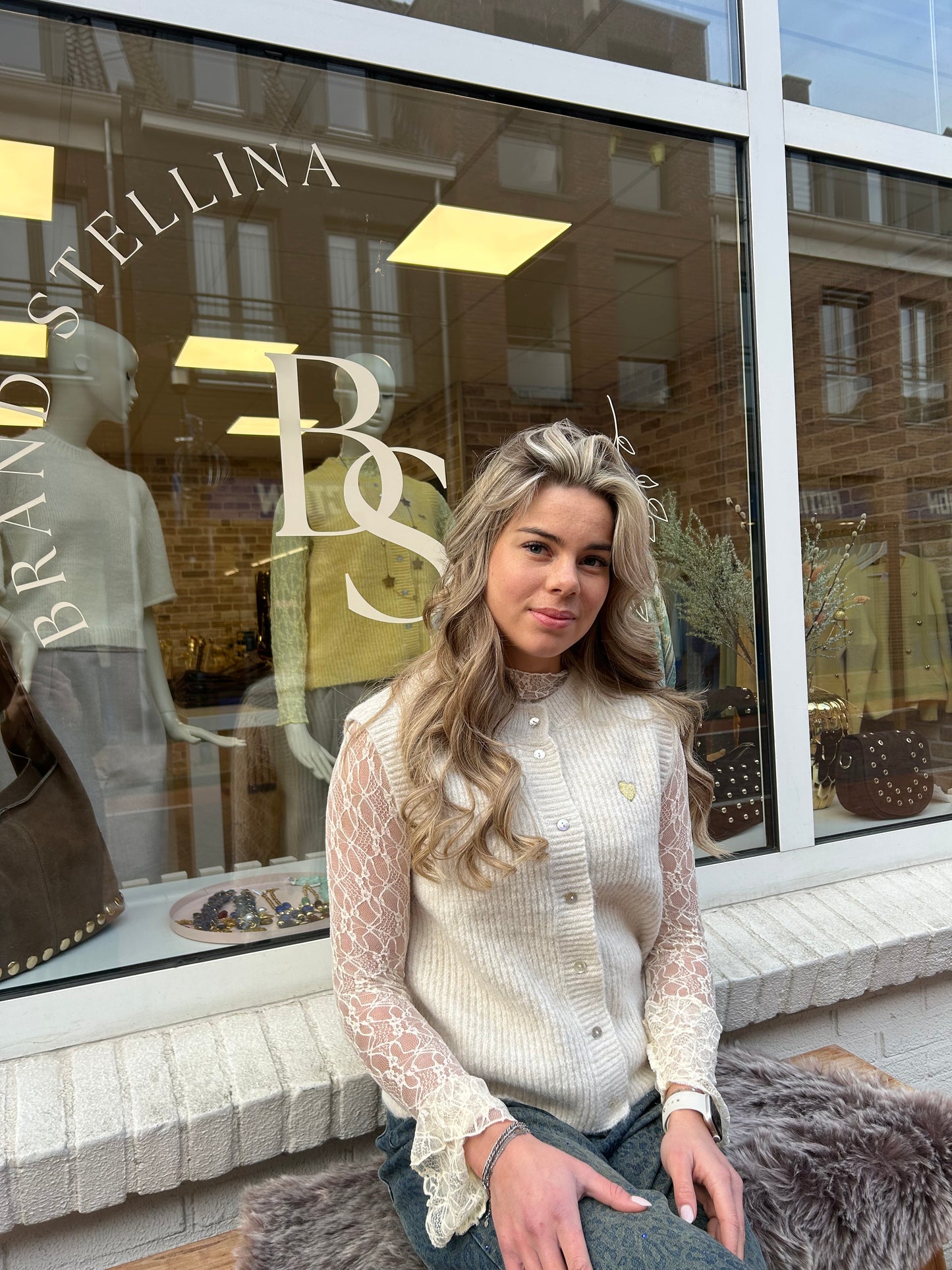 Gilet Hartje - Beige