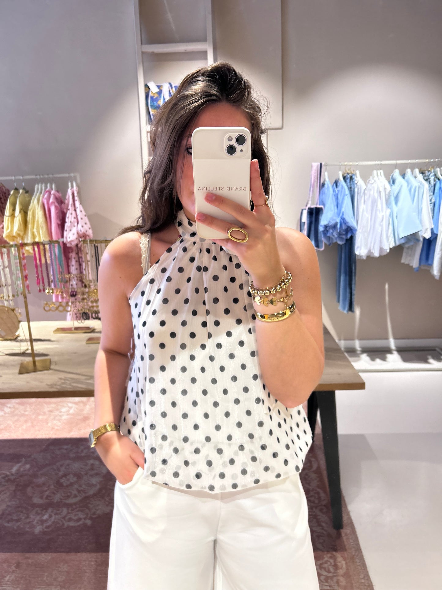 Top Polka dots