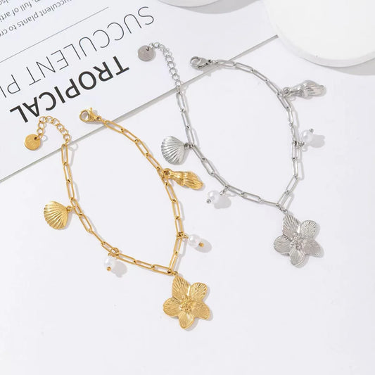 Armband Bloem - Goud