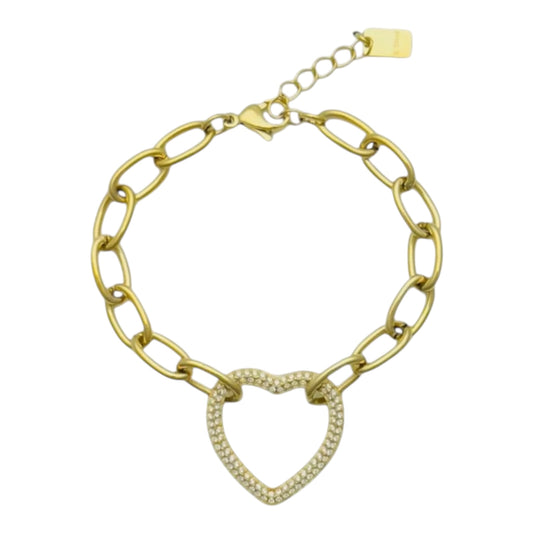 Armband Glitter Hart