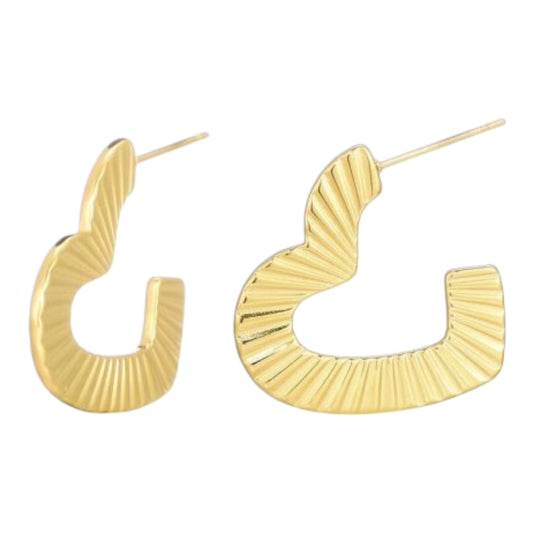 Oorbellen Hart streep