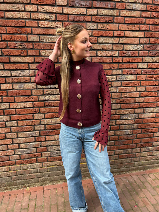 Gilet Bordeaux