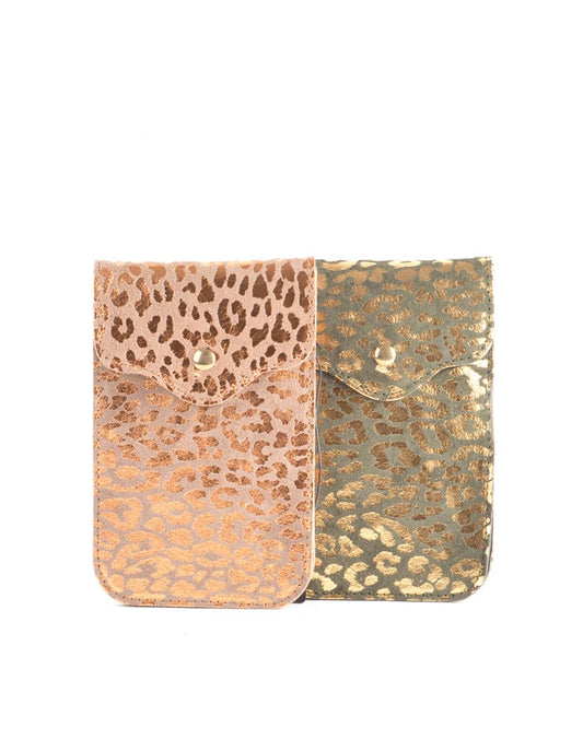 Telefoontasje Panterprint - Brons
